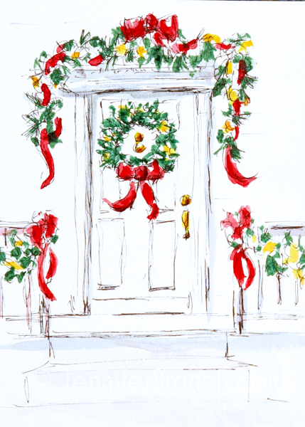 Christmas Card Door 4