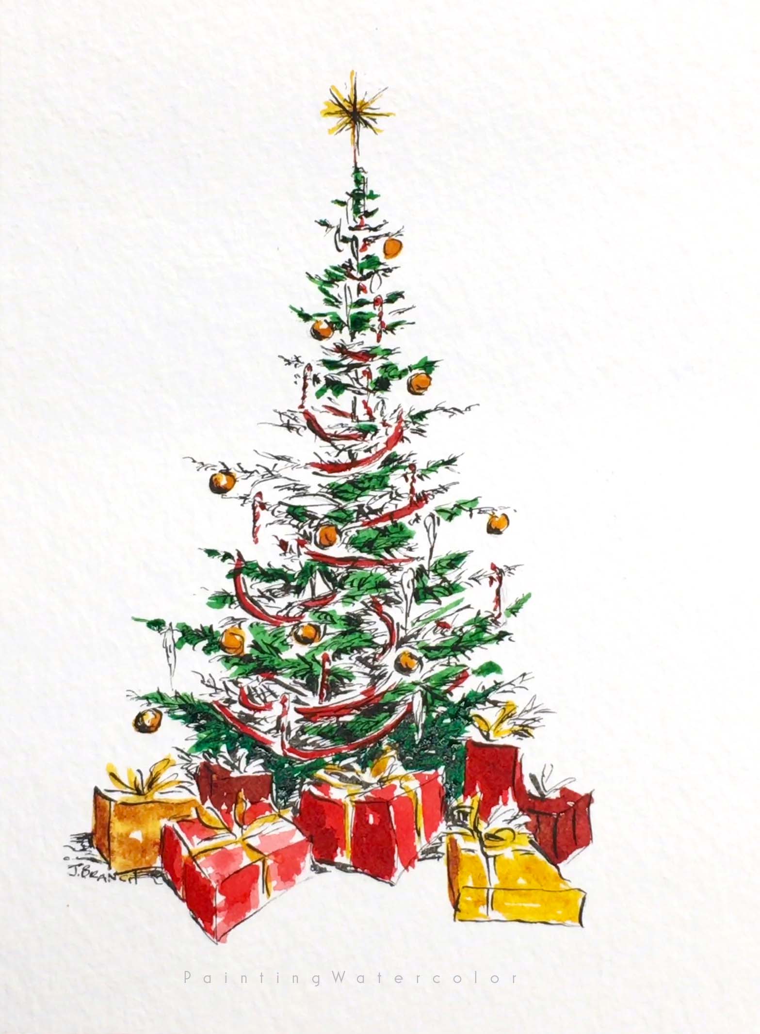 Christmas Tree Card