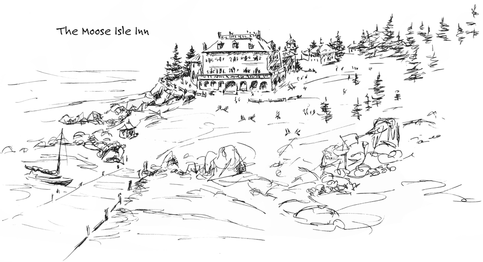 Ms. Mia and Murder on Moose Isle Map