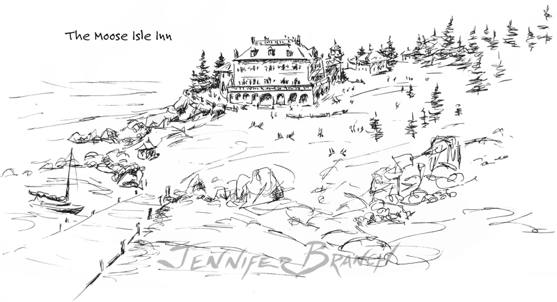 Ms Mia and Murder on Moose Isle Map
