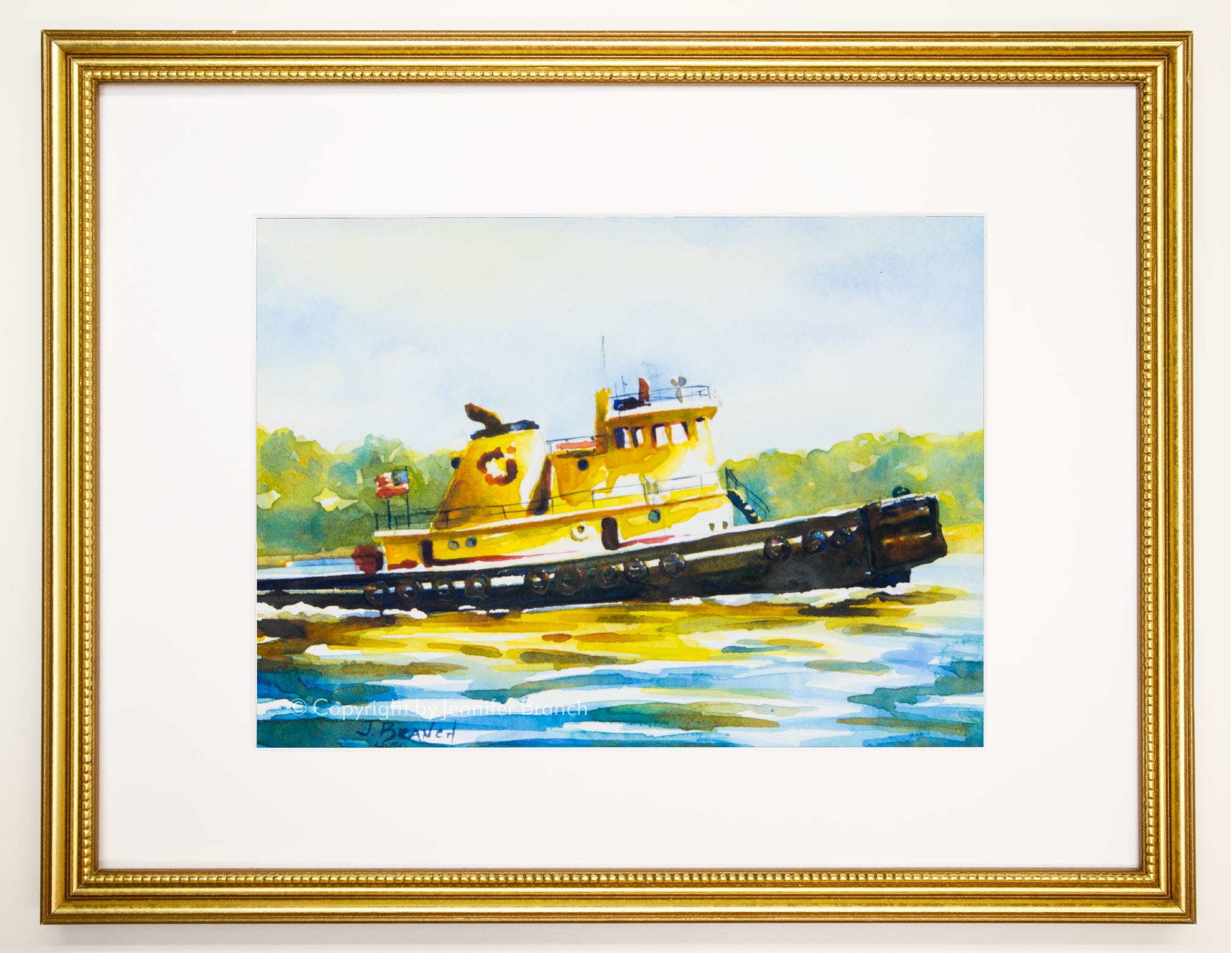 Yellow Tugboat