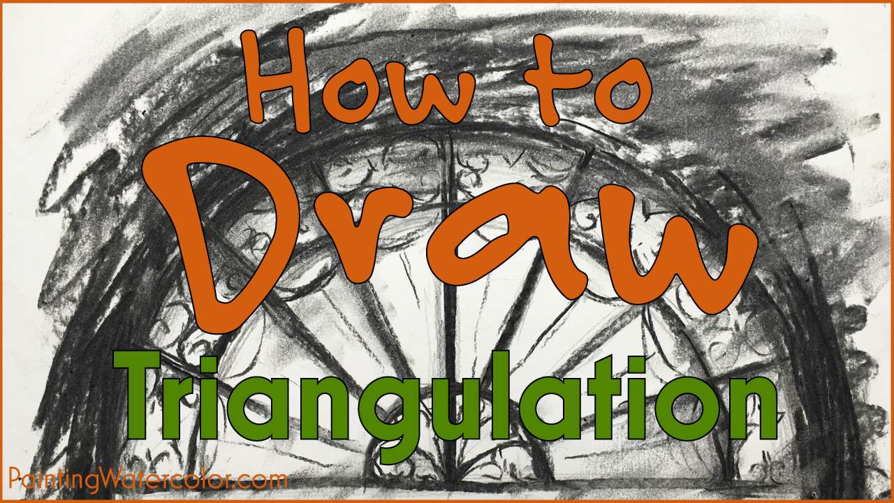 How to Draw watercolor painting lesson by Jennifer Branch