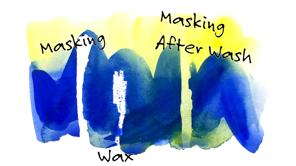 Masking Watercolor Painting Tutorial