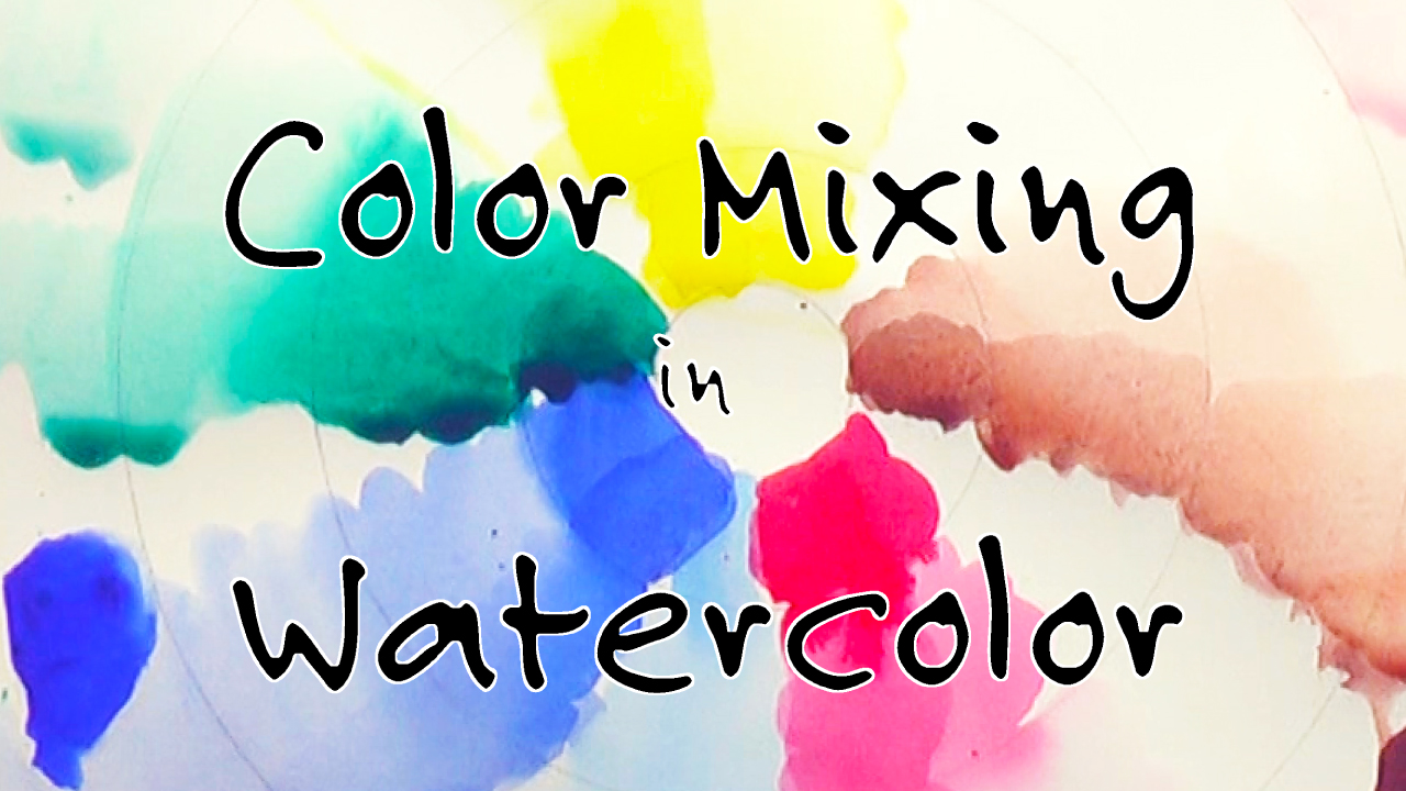 How to Mix Watercolor Paints painting lesson by Jennifer Branch