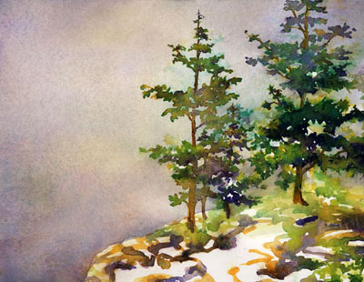 Acadia Pines Tutorial Painting Tutorial 4
