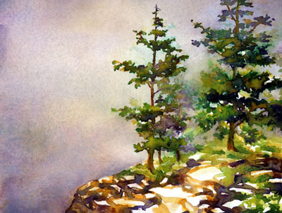 Acadia Pines Tutorial Painting Tutorial 5