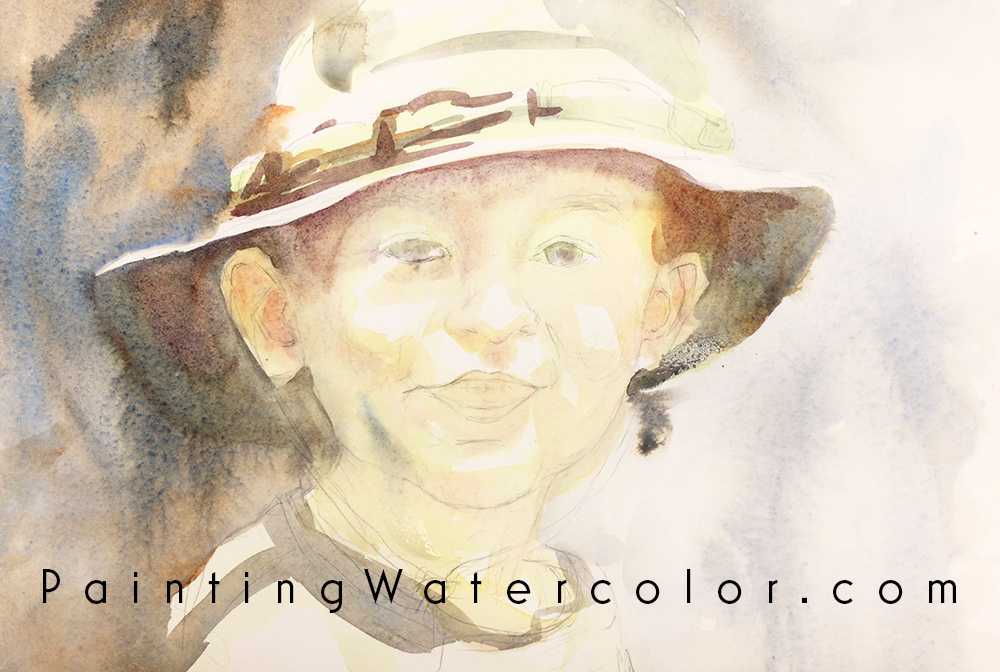 Boy in Hat Portrait Painting Tutorial 3
