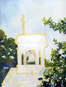 Church Bell Watercolor Painting Lesson 2
