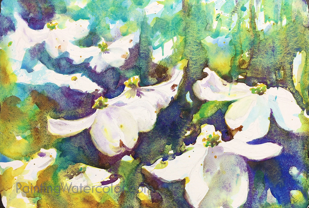 Dogwoods Painting Tutorial 5