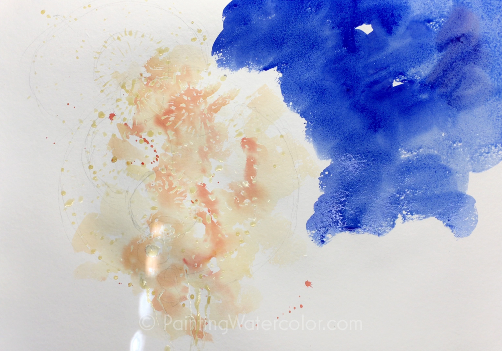 Fireworks Painting Tutorial Watercolor Painting Lesson 1