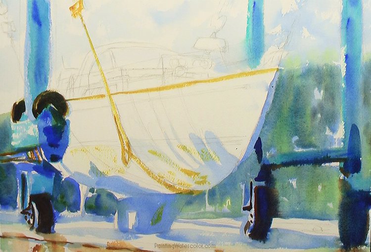 Hinckley Boatyard Painting Tutorial 3