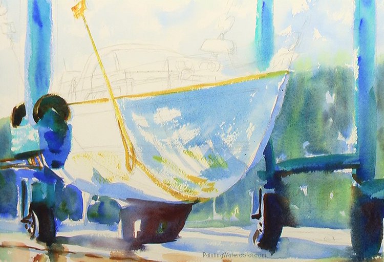 Hinckley Boatyard Painting Tutorial 4