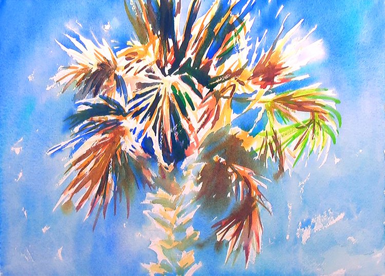 Charleston Palm Tree Painting Tutorial 3