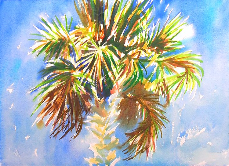 Charleston Palm Tree Painting Tutorial 4