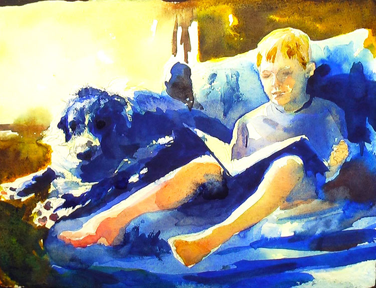 Painting a Boy and his Dog Painting Tutorial 5