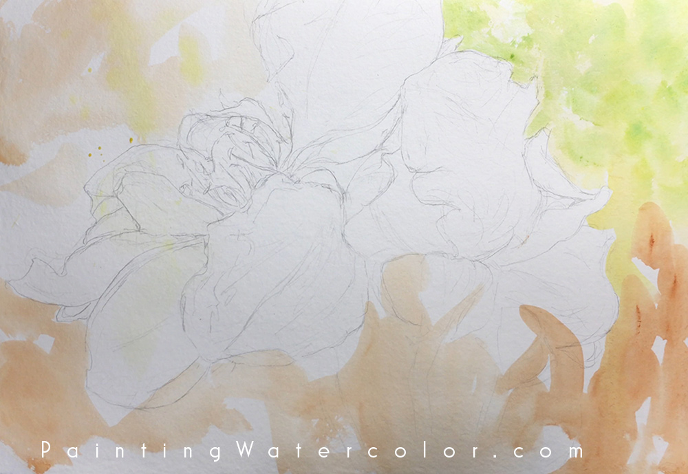 Roses Watercolor Watercolor Painting Lesson 1