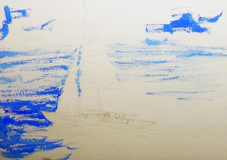 How to Paint a Sailboat Watercolor Painting Lesson 2