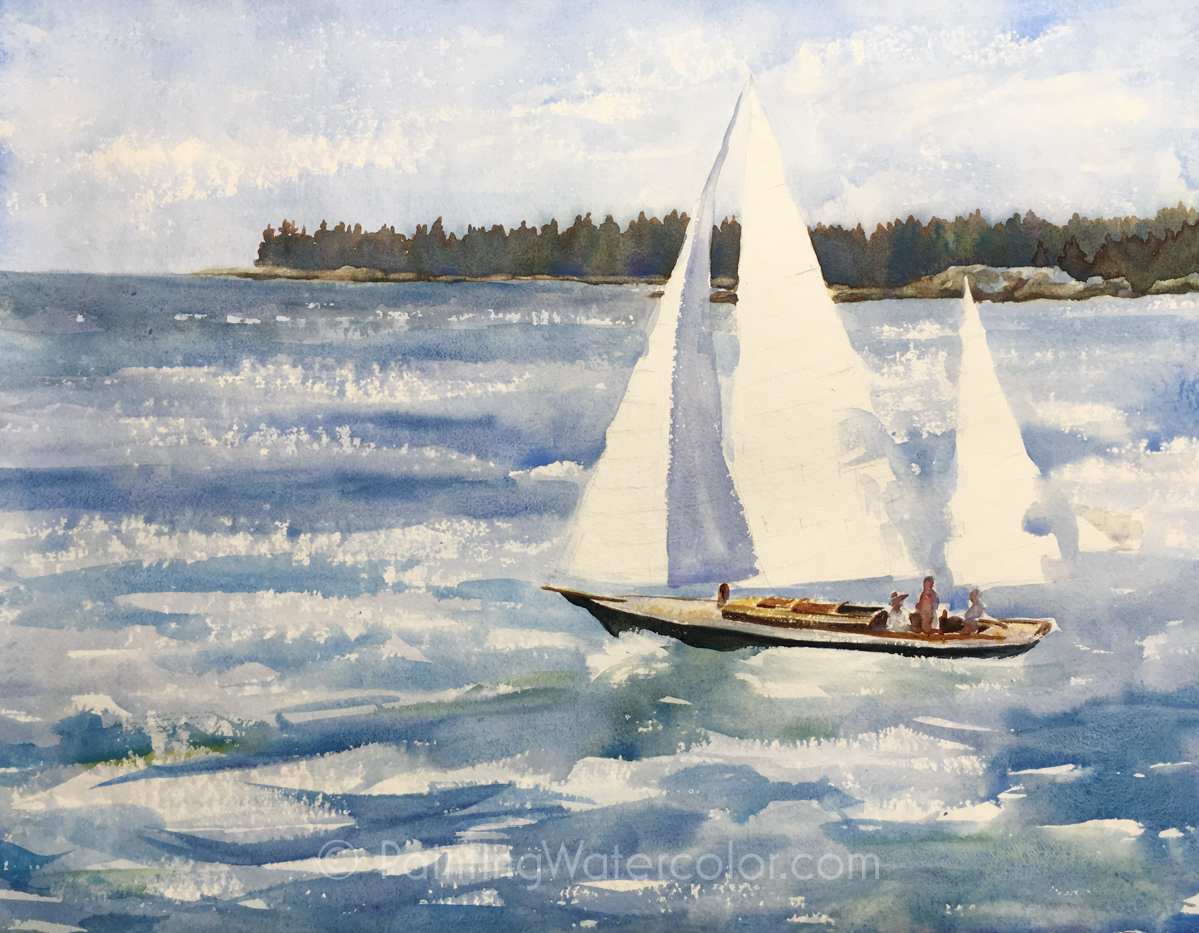 Sailboat Painting Tutorial Painting Tutorial 3