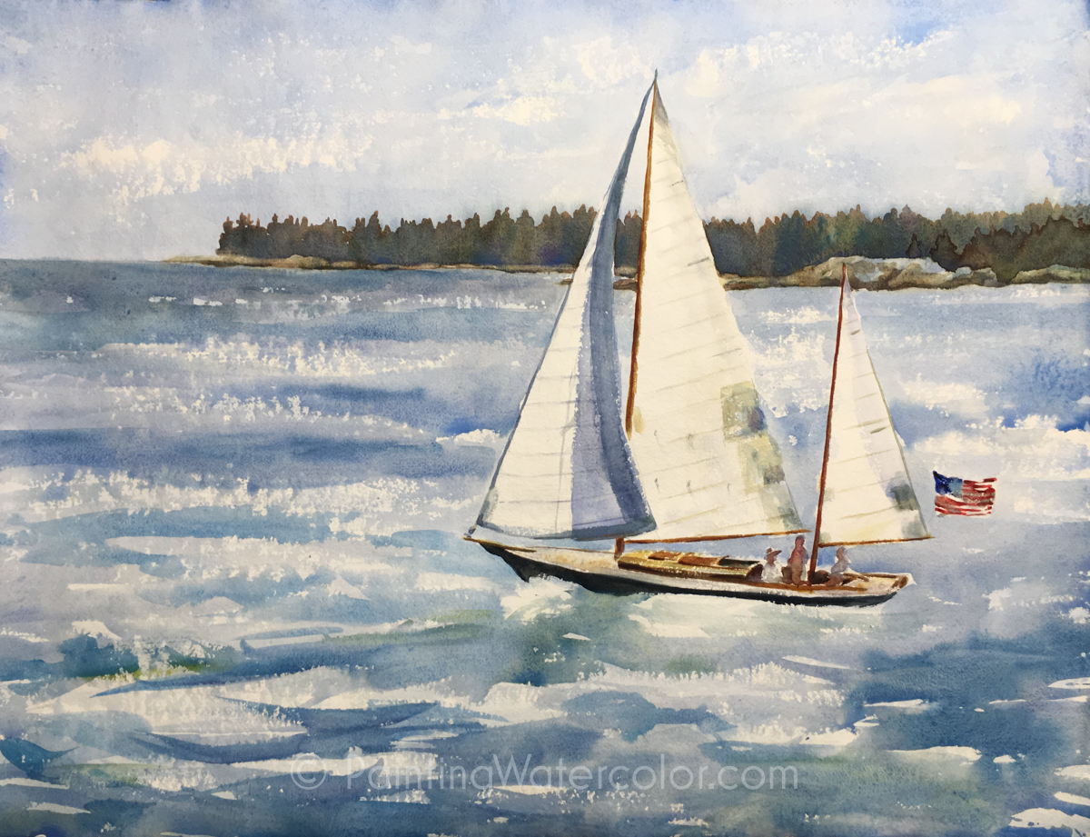 Sailboat Painting Tutorial Painting Tutorial 4