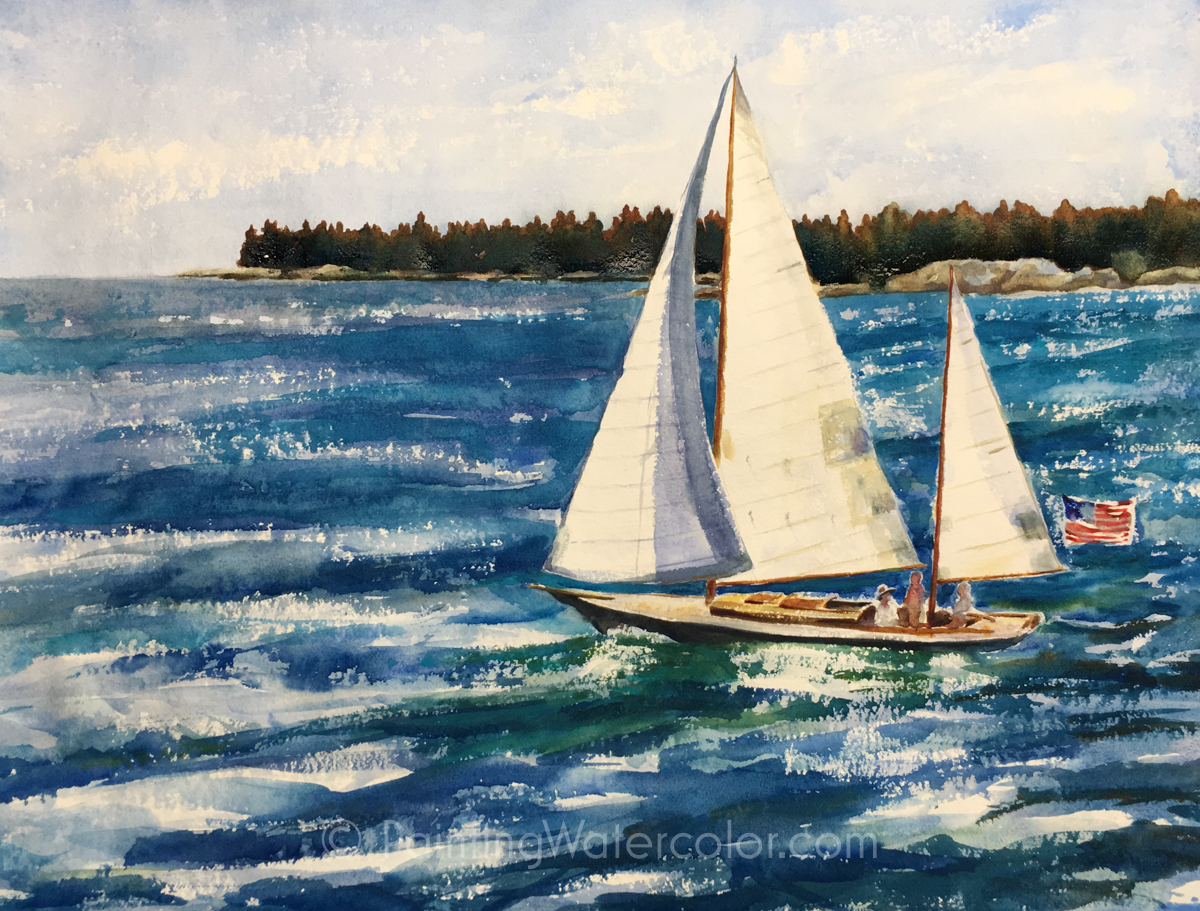 Sailboat Painting Tutorial Painting Tutorial 5