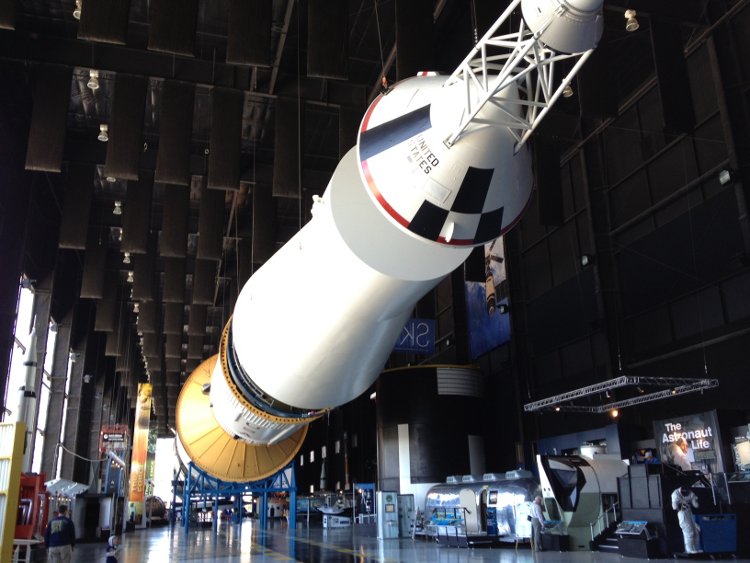 Saturn V, Space and Rocket Center Watercolor Painting Lesson 1