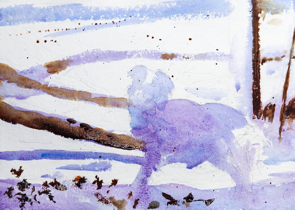 Snow Dog Painting Tutorial Painting Tutorial 4