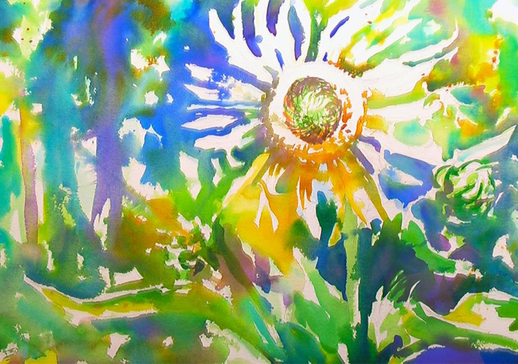 Sunflower Painting Tutorial 5