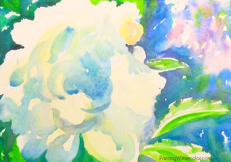 White Peony Painting Tutorial 4