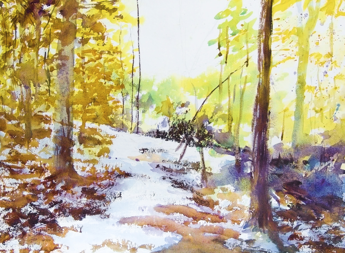 Woods Path Painting Tutorial Painting Tutorial 3