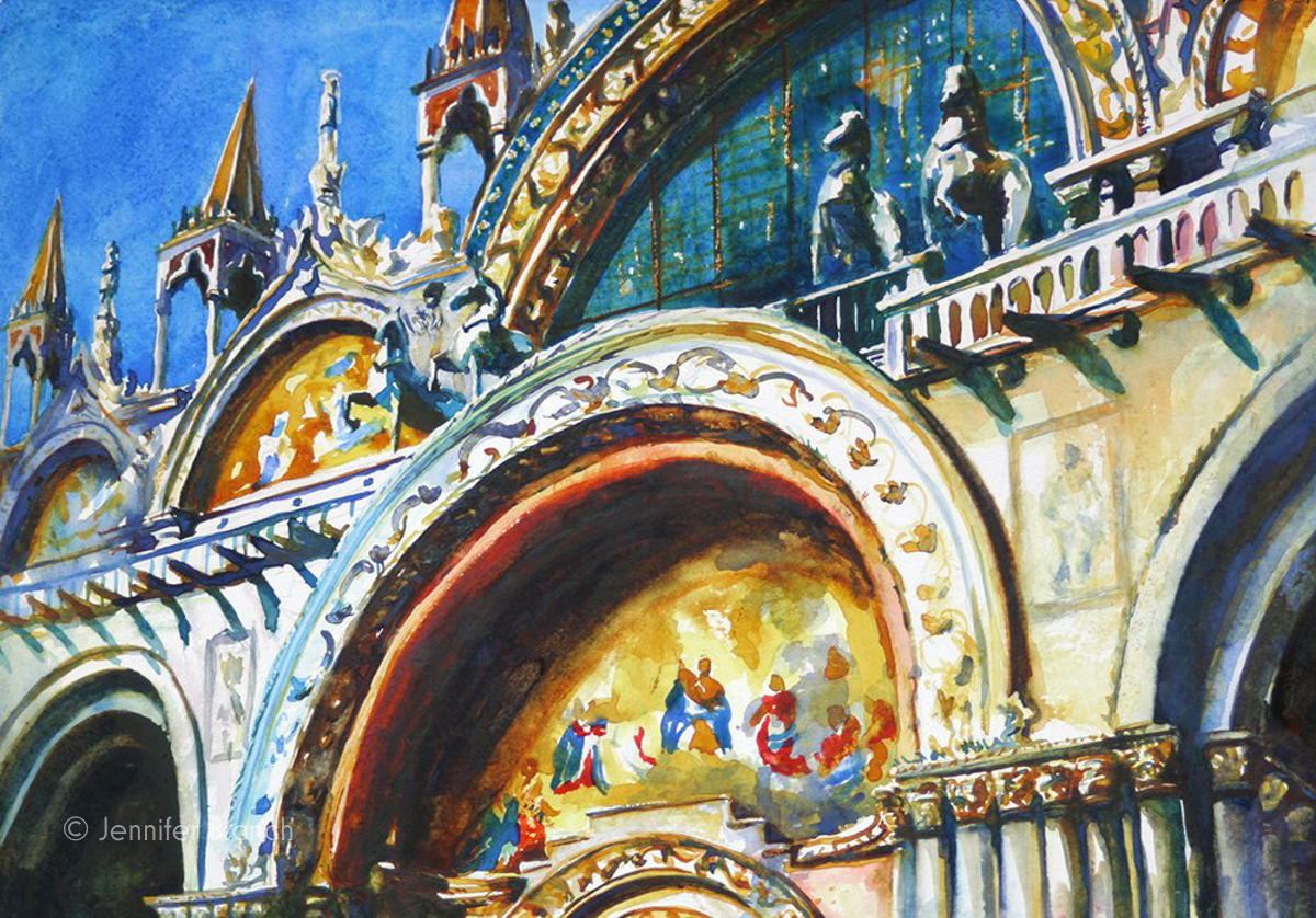 San Marco Venice watercolor painting