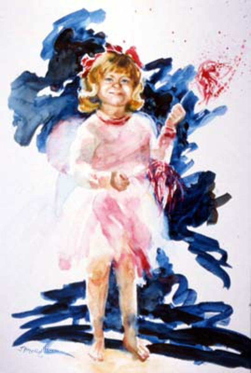 Hallowe'en Fairy Watercolor Painting tutorial